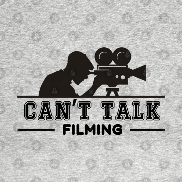 Filmmaker | Can't Talk Filming by WebStarCreative